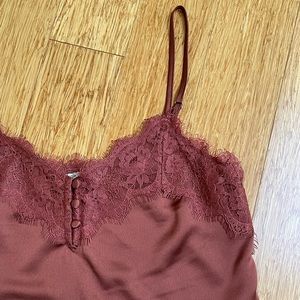 Abercrombie Satin Lace Camisole